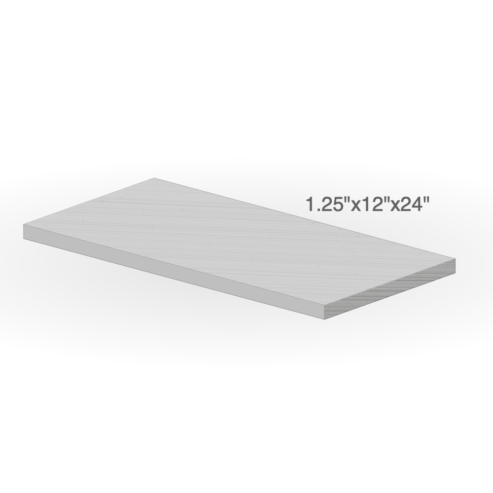 Paver - Dove Sandstone - Natural - Saw Cut - 1-1/4"x12"x24" sketch