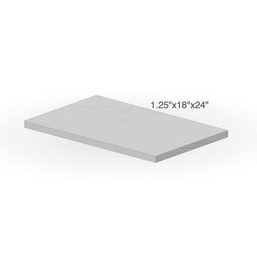 Paver - Silver Valley Limestone - Flamed - Saw Cut - 1-1/4"x18"x24" sketch