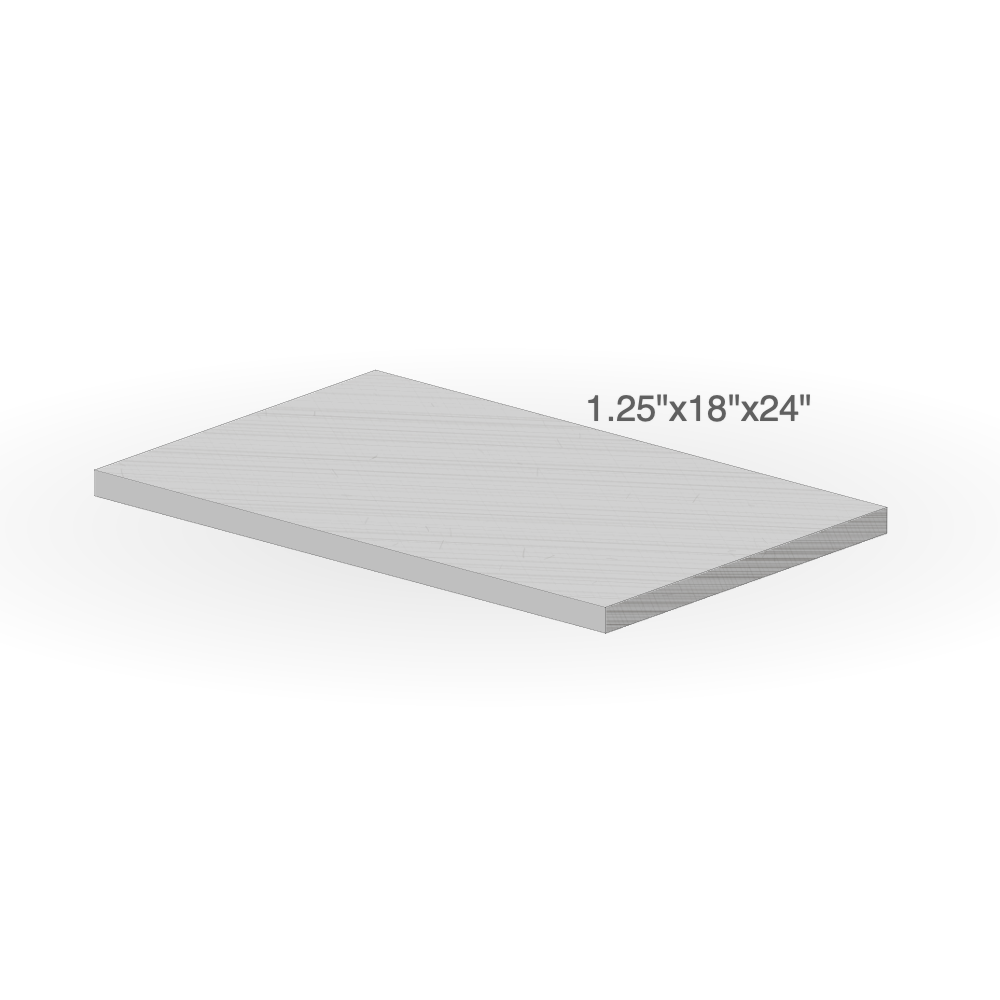 Paver - Flint Sandstone - Natural - Saw Cut - 1-1/4"x18"x24" sketch