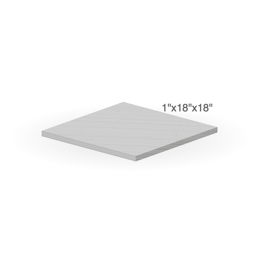 Paver - Antique Grey Limestone - Natural Edges M/Cut - 1"x18"x18" sketch