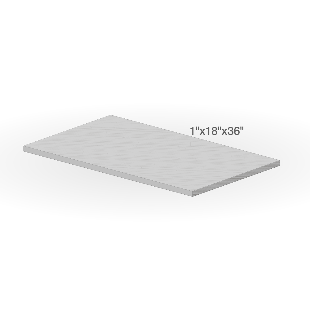 Paver  - Slate Gray Sandstone - Natural - Saw Cut - 1"x18"x36" sketch
