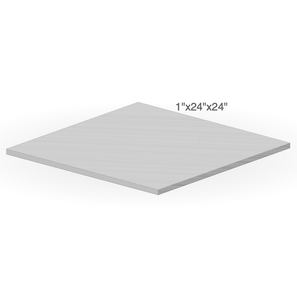 Paver  - Onyx Black Granite - Flamed - Saw Cut - 1"x24"x24" sketch