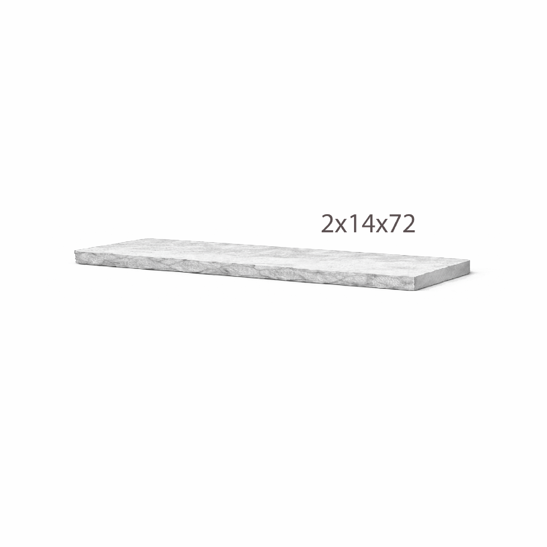 Coping - Moderna Beige Sandstone - 3 Edges Sawn, 1 Longside Rockfaced - 2"x14"x72"