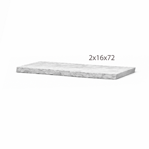 Coping - Saga Sandstone - Natural - Rock Cut - 2"x16"x72" sketch