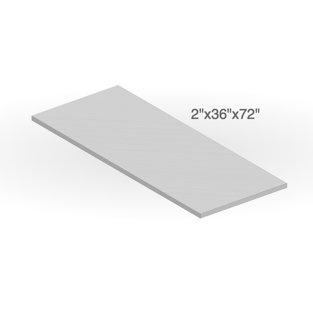 Jumbo Slab - Slate Grey Sandstone - All Sides Rockfaced - 2"x36"x72" sketch