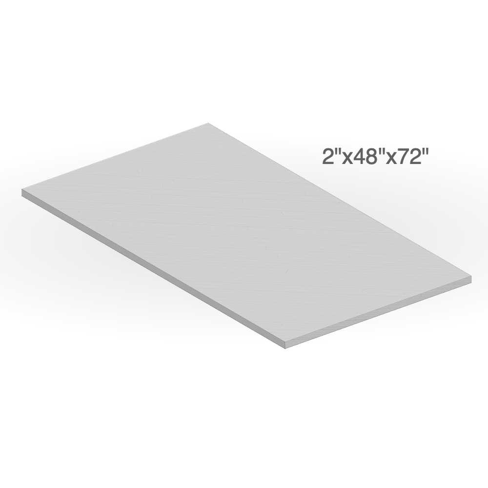 Jumbo Slab - Onyx Black Granite - Flamed - 4 Edge Straight - 2"x48"x72" sketch