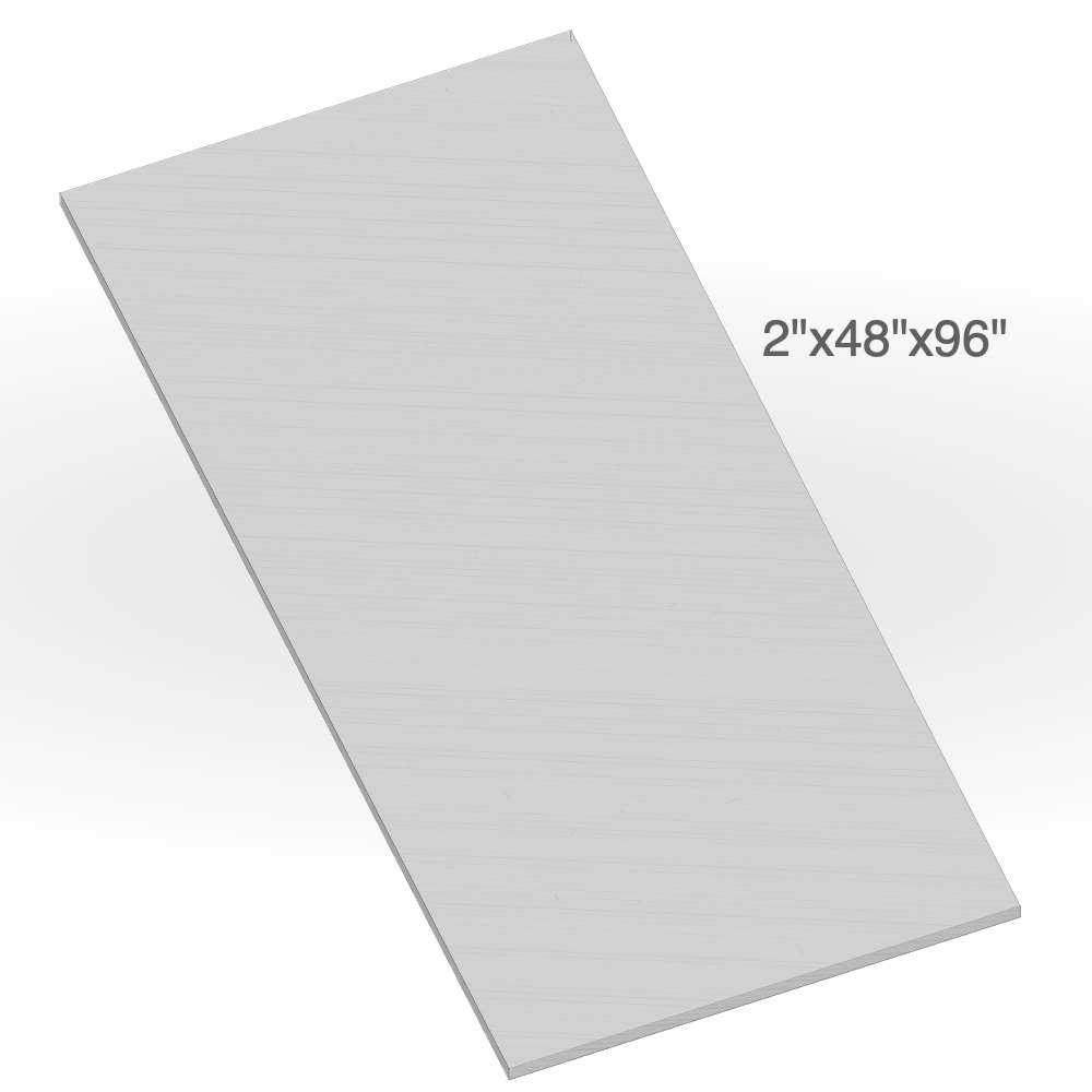 Jumbo Slab - Onyx Black Granite - Flamed - 4 Edge Straight - 2"x48"x96" sketch