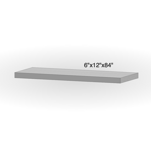 Step - Silver Valley Limestone - 3 Edges Rockfaced, 1 Longside Sawn - 6"x12"x84" - Extra Large sketch