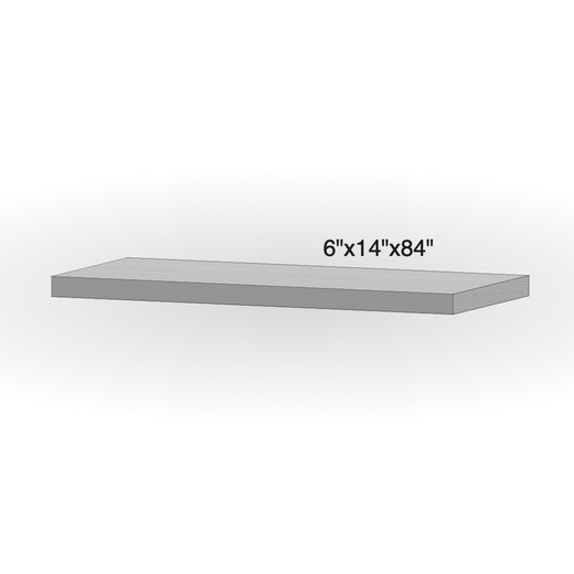 Step - Moderna Beige Thermal Sandstone - 3 Edges Rockfaced, 1 Longside Sawn - 6"x14"x84" - Extra Large sketch