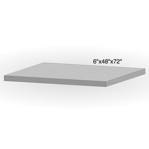 Step - Slate Grey Sandstone - 3 Edges Rockfaced, 1 Longside Sawn - 6"x48"x72" sketch