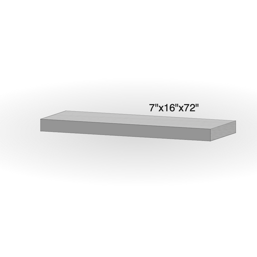 Step - Slate Gray Sandstone - Natural - Rock Cut - 7"x16"x72" sketch