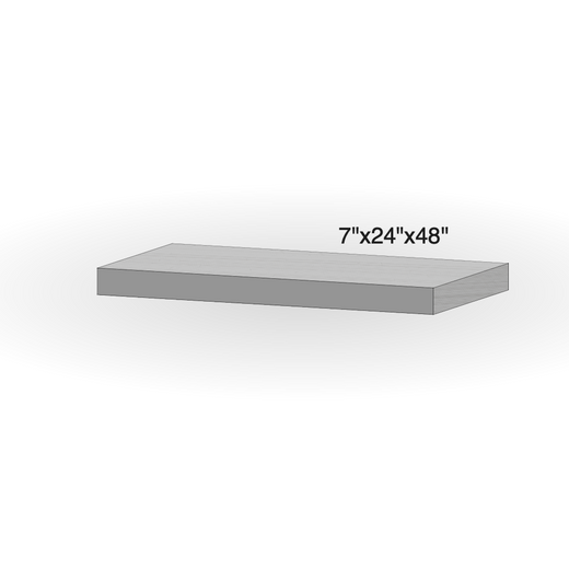 Step - Grey Sandstone - 3 Edges Rockfaced, 1 Longside Sawn - 7"x24"x48" sketch