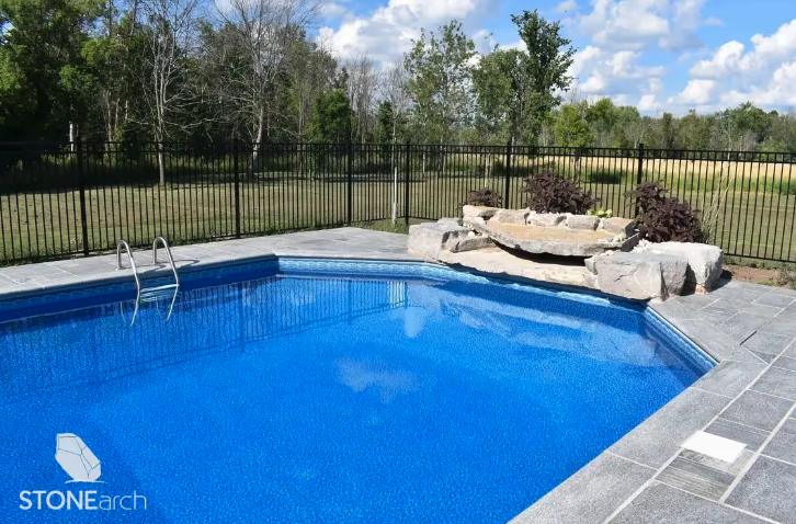 Paver  - Alicante Black - Flamed - Saw Cut - 1"x12"x24"