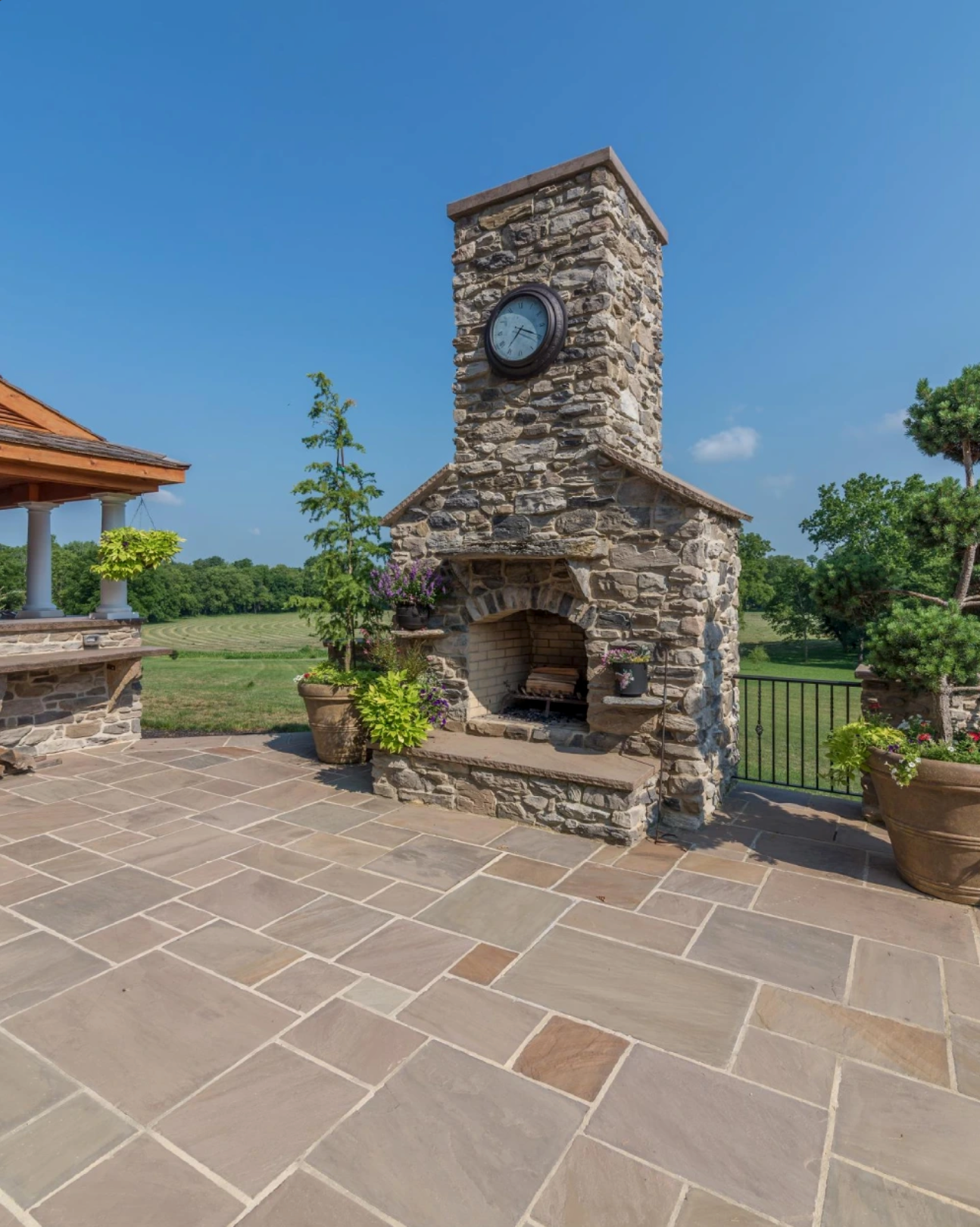 Step - Autumn Brown Sandstone - 3 Edges Rockfaced, 1 Longside Sawn - 6"x12"x48"