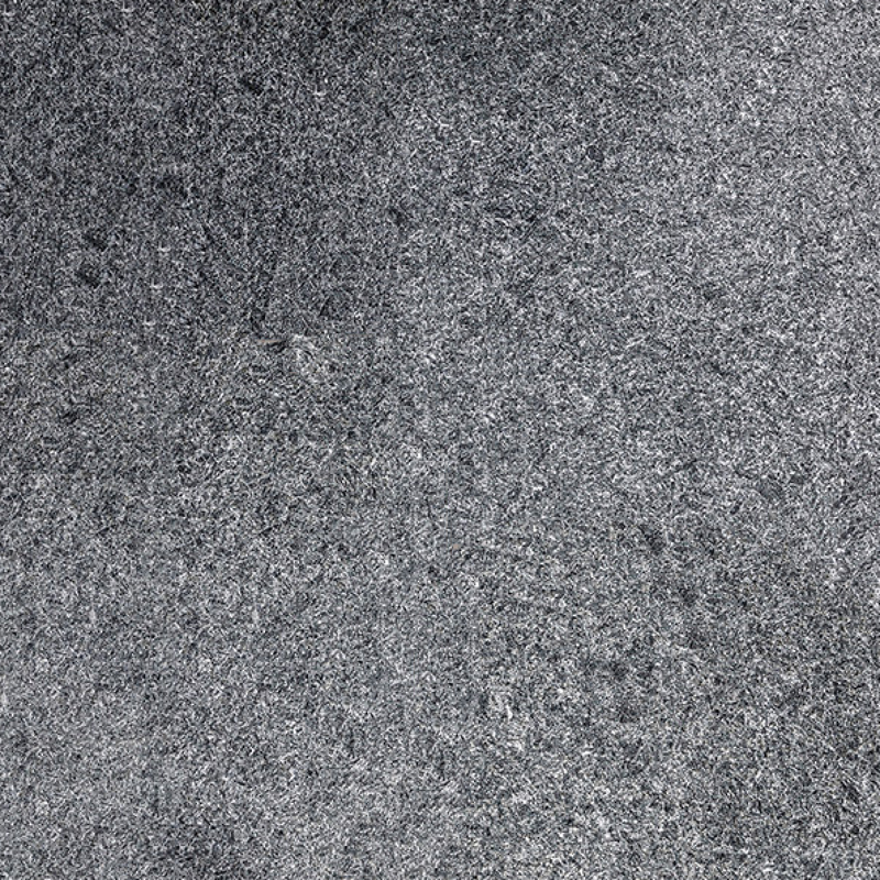 Paver - Black Pearl Granite - Natural Edges M/Cut - 1"x12"x12" swatch