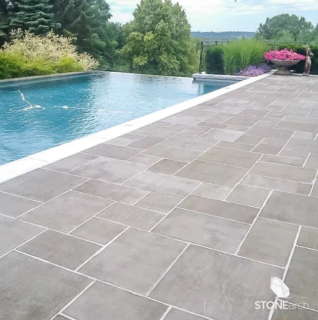 Coping (Wall) - Carbon Basalt - Flamed - Saw Cut - 2"x14"x72"