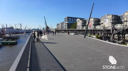 Paver - Carbon Basalt - Flamed - Saw Cut - 1-1/4"x24"x24"