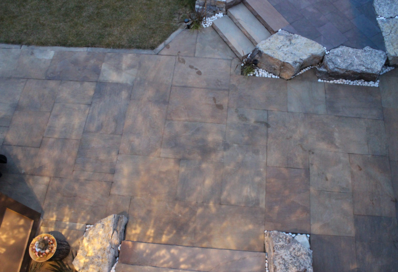 Paver - Desert Sand Sandstone - Natural Edges M/Cut - 1"x12"x12"