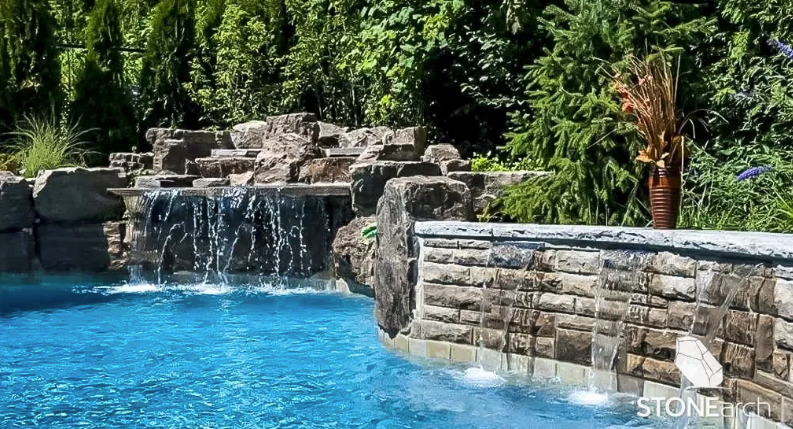 Coping (Wall - RF) - Dove Sandstone - Natural - Rock Cut - 2"x14"x48"