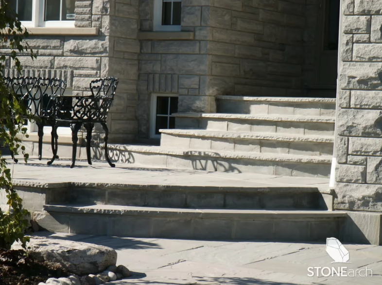 Step - Dove Sandstone - Natural - Calibrated - Rock Cut - 7"x14"x60"