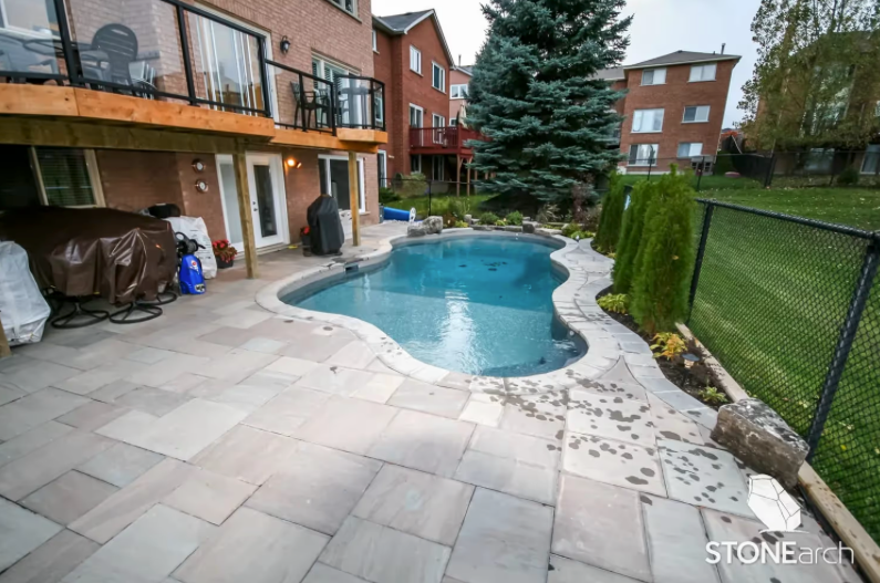 Paver - Flint Sandstone - Natural - Saw Cut - 1" - Combo