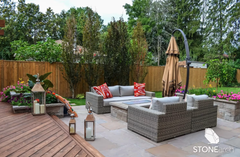 Paver (1") - Flint Sandstone - Natural - Saw Cut - 1x12x24