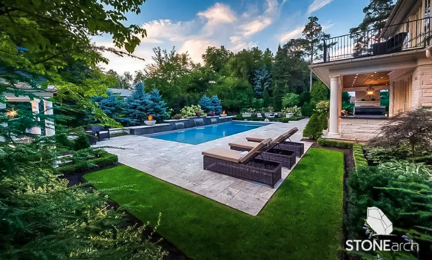 Paver/Cobble - Gray Mix Travertine - Cobble - Tumbled - 1-1/4"x16"x24"