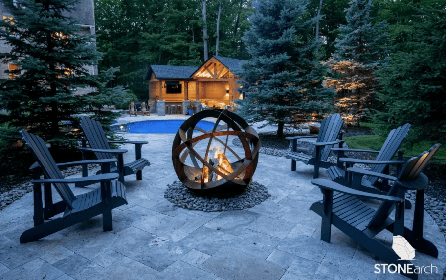 Coping  - Gray Mix Travertine - Straight Cut - 2"x14"x48"