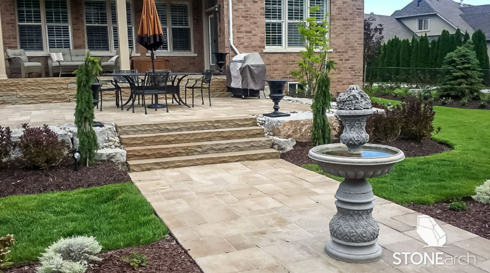 Coping - Gray Mix Travertine - Honed - Saw Cut - 2"x16"x48"