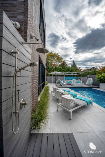 Bullnose Coping - Indus Gray - Sand Blast - 2"x12"x48"