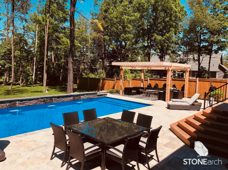 Coping  - Ivory Mix Travertine - Straight Cut - 2"x14"x48"