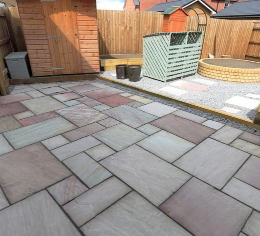 Coping - Lavender Sandstone - 3 Edges Sawn, 1 Longside Rockfaced - 2"x16"x72" swatch