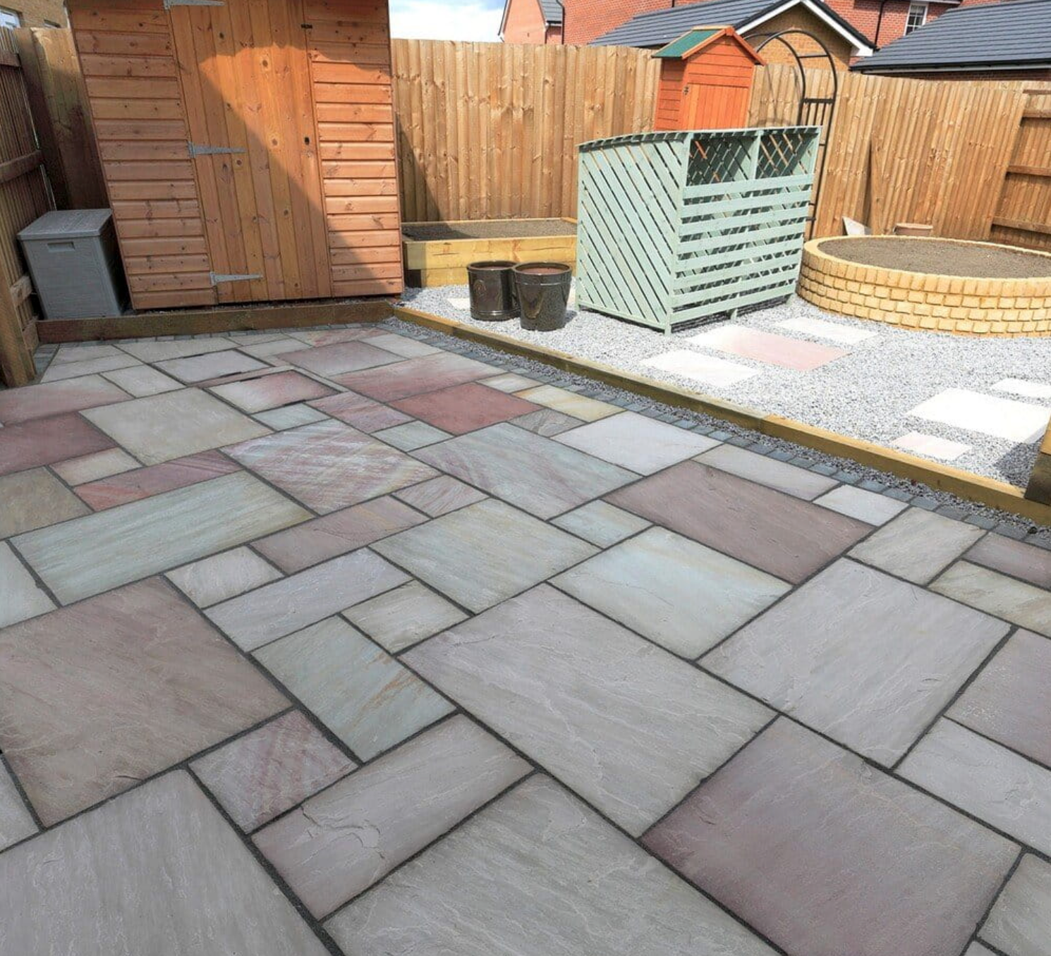 Coping - Lavender - 3 Edges Sawn, 1 Long Rock Face - 2"x4'x14"