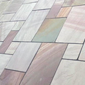 Coping - Lavender Sandstone - 3 Edges Sawn, 1 Longside Rockfaced - 2"x14"x60" swatch