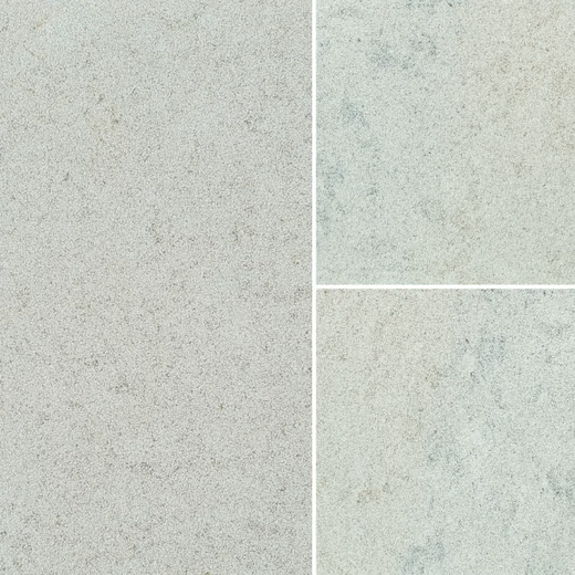 Coping - Moderna Beige Sandstone - 3 Edges Sawn, 1 Longside Rockfaced - 2"x16"x48" Sketch