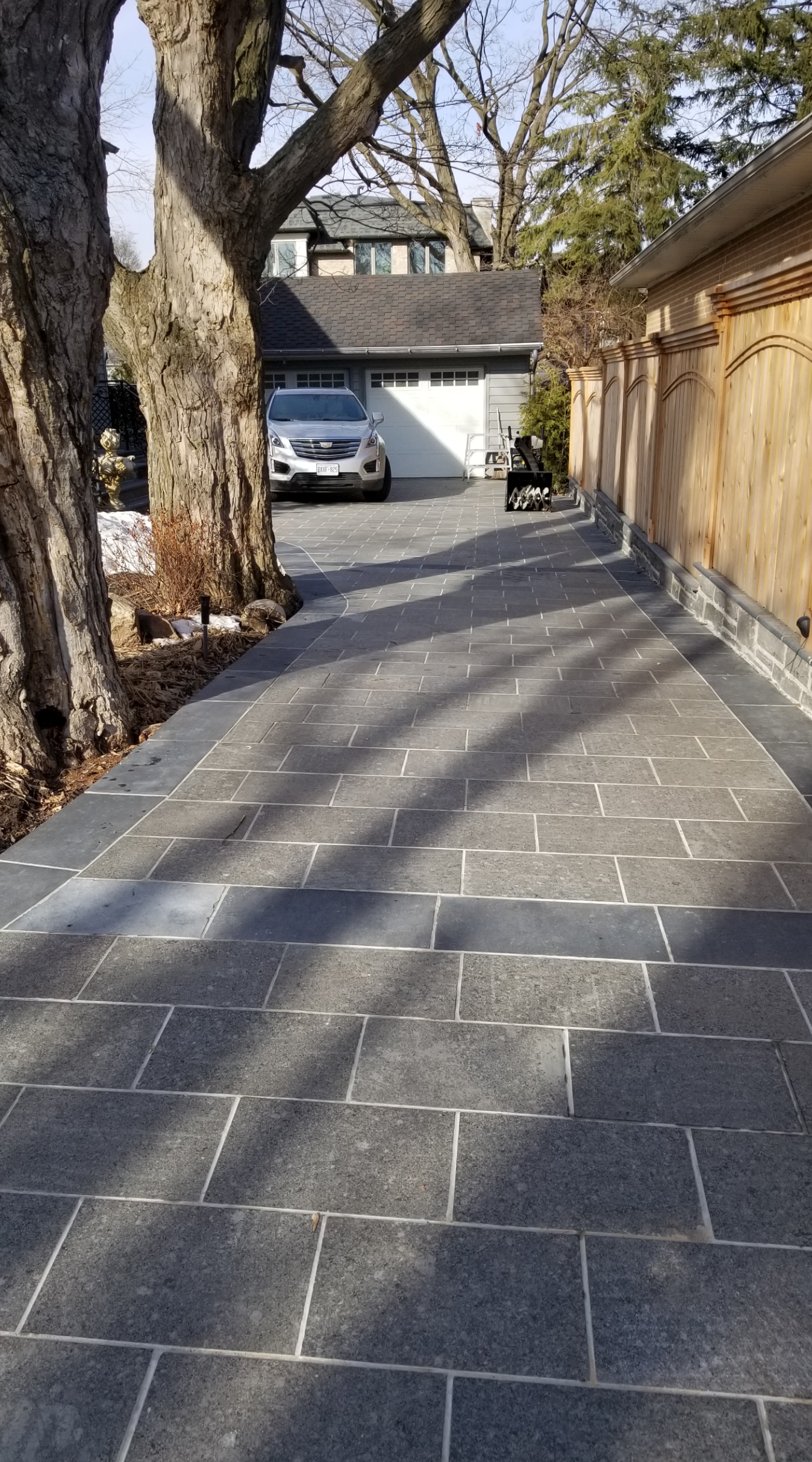 Step - Silver Grey Granite - 3 Edges Rockfaced, 1 Longside Sawn - 6"x12"x48"