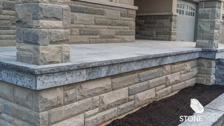 Bullnose Coping - Silver Valley - Flamed - 2"x12"x72"