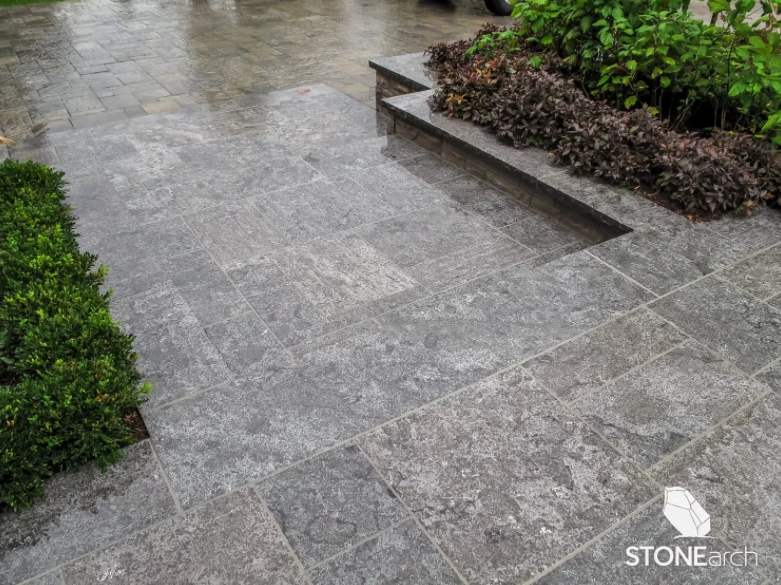 Paver - Silver Valley Limestone - Flamed - Saw Cut - 1-1/4"x18"x24"