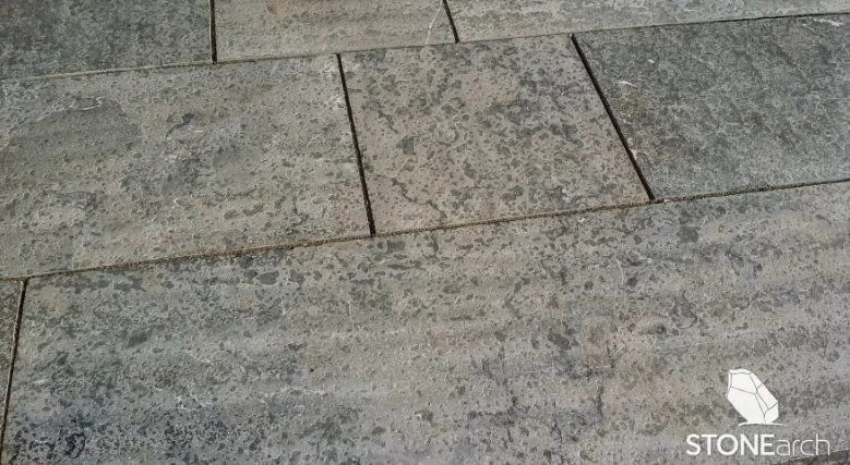 Paver  - Silver Valley - Flamed - Saw Cut - 1"x12"x12"