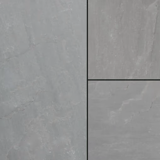 Step - Slate Gray Sandstone - Natural - Rock Cut - 7"x16"x72" swatch