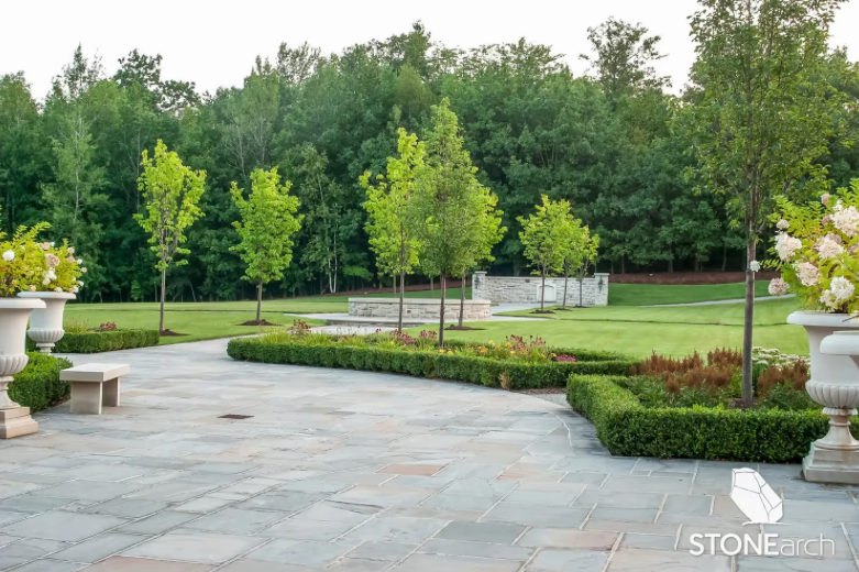 Paver (1.25") - Slate Gray Sandstone - Natural - Saw Cut - 1.25x24x36