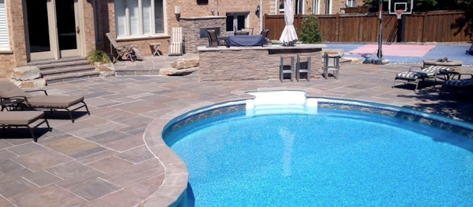 Riser - Slate Grey Sandstone - Natural Edges, M/Cut - 1"x7"x36"