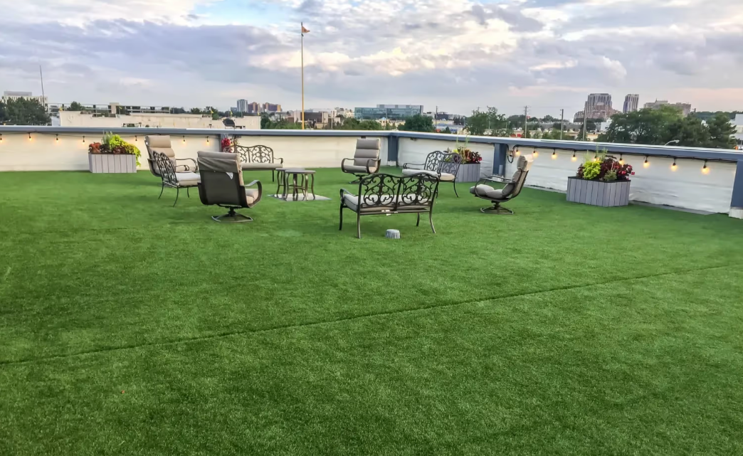 Artificial Grass Patio - Lifestyle
